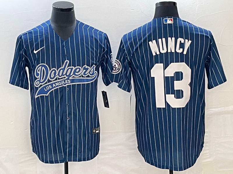 Men's Los Angeles Dodgers Max Muncy #13 Blue Jersey Joint Edition